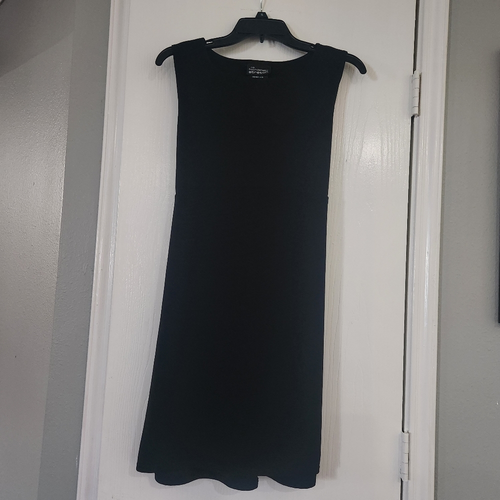 No Boundaries Black Midi Dress